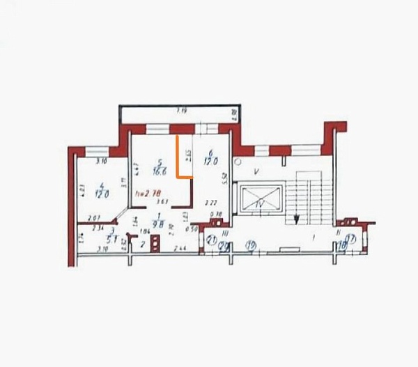 2-к. квартира, 56,6 м², 4/9 эт.